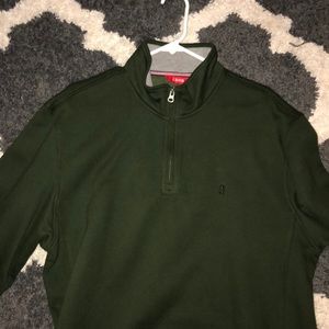 Forest Green Izod Quarter zip never worn